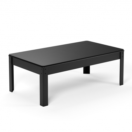 Billard Américain HARMONY 6Ft - 206,5 x 116,5 x 80 cm avec accessoires et plateau dînatoire - Couleur Noir Billard Américain HARMONY 6Ft - 206,5 x 116,5 x 80 cm avec accessoires et plateau dînatoire - Couleur Noir