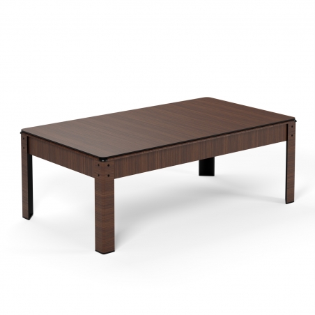 Billard Américain HARMONY 6Ft - 206,5 x 116,5 x 80 cm avec accessoires et plateau dînatoire - Couleur Chêne Billard Américain HARMONY 6Ft - 206,5 x 116,5 x 80 cm avec accessoires et plateau dînatoire - Couleur Chêne