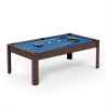 Billard Américain HARMONY 6Ft - 206,5 x 116,5 x 80 cm avec accessoires et plateau dînatoire - Couleur Chêne Billard Américain HARMONY 6Ft - 206,5 x 116,5 x 80 cm avec accessoires et plateau dînatoire - Couleur Chêne