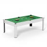 Billard Américain HARMONY 6Ft - 206,5 x 116,5 x 80 cm avec accessoires et plateau dînatoire - Couleur Ivoire Billard Américain HARMONY 6Ft - 206,5 x 116,5 x 80 cm avec accessoires et plateau dînatoire - Couleur Ivoire