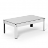 Billard Américain HARMONY 6Ft - 206,5 x 116,5 x 80 cm avec accessoires et plateau dînatoire - Couleur Ivoire Billard Américain HARMONY 6Ft - 206,5 x 116,5 x 80 cm avec accessoires et plateau dînatoire - Couleur Ivoire