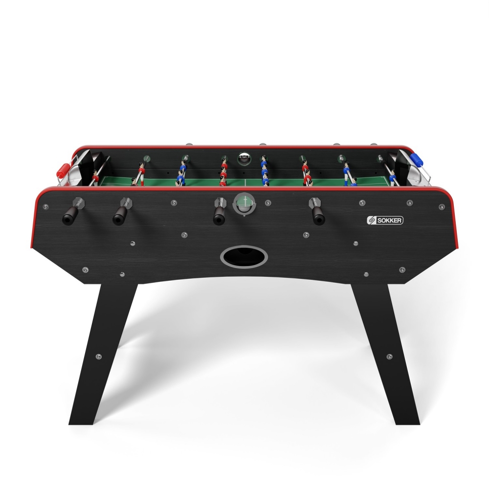 Babyfoot CLASSIC type Bistrot - 151 x 77 x 91 cm - Table de Baby-foot avec barres téléscopiques et Balles Lièges Inclus