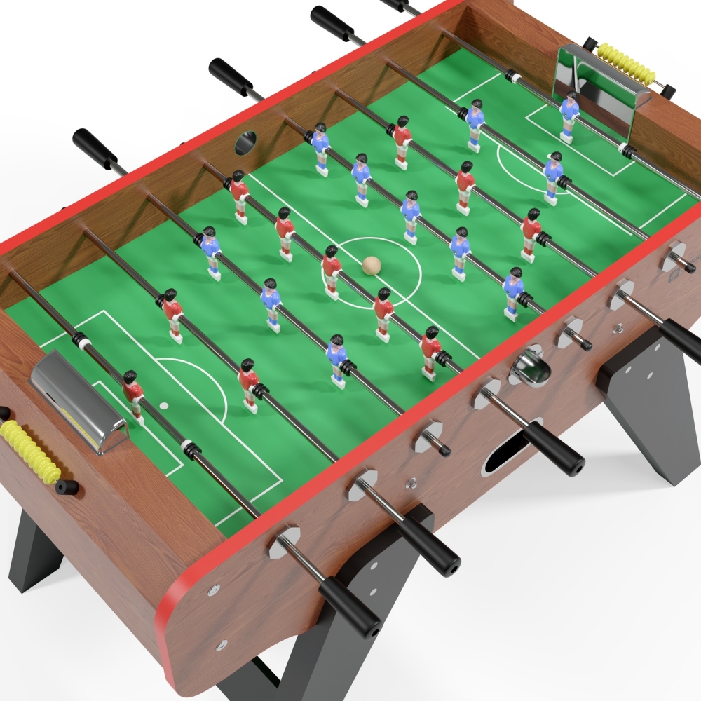 Babyfoot bistrot Derby chêne 148x75x94 cm