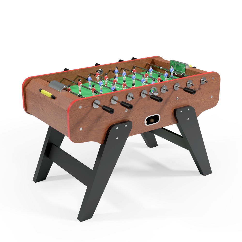 Babyfoot bistrot Derby chêne 148x75x94 cm