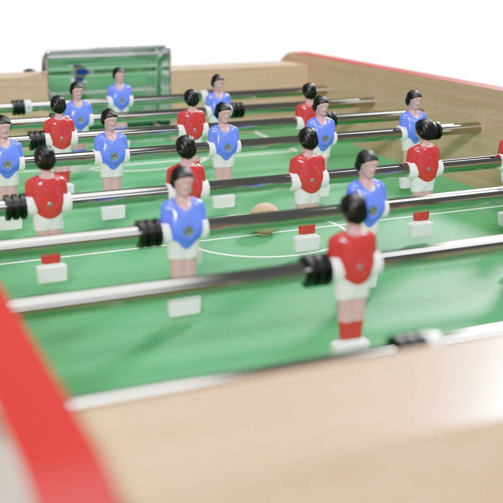 Babyfoot bistrot Derby bois 148x75x94 cm