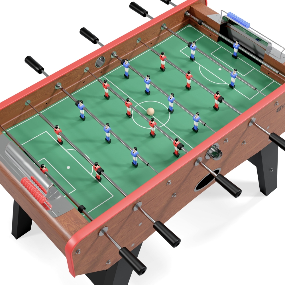 Babyfoot bistrot Sombréro chêne 151x77x91 cm