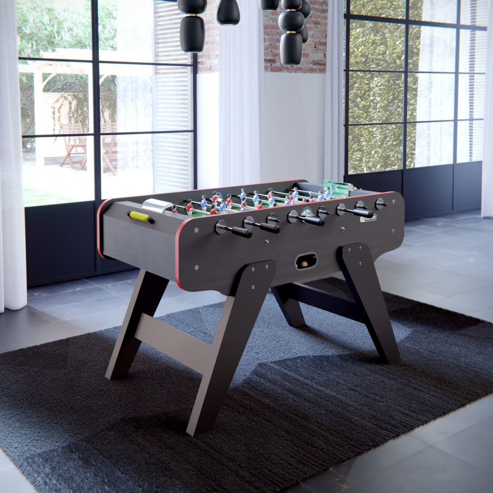 Babyfoot bistrot Derby noir 148x75x94 cm