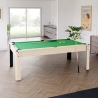 Billard convertible bois Chene 226 x 126cm - Ambiance Billard convertible bois Chene 226 x 126cm - Ambiance