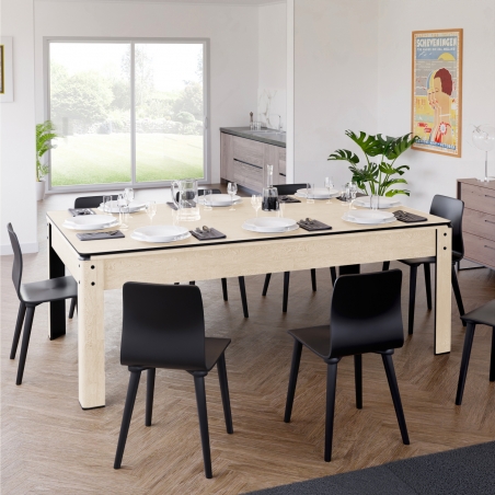 Billard convertible bois Chene 226 x 126cm - Ambiance Billard convertible bois Chene 226 x 126cm - Ambiance