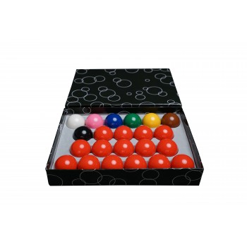 Set de 22 Boules de Billard Snooker en résine 2-1/16" (52,4mm) 15 boules rouges et 7 mulitcolores